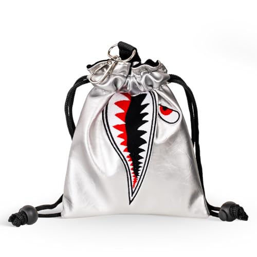 Craftsman Golf Shark Leder Wertvolle Tasche Weich mit Haken Tee Ball Tasche (Hai) von CRAFTSMAN GOLF