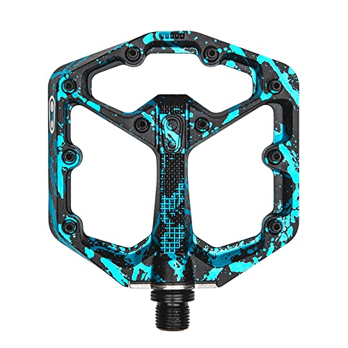 STAMP 7 KLEINE Pedale – limitierte Auflage SPLATTER PAINT BLUE von Crankbrothers