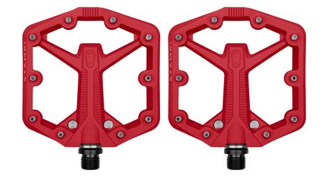 crankbrothers stamp 1 gen 2   small flat pedals red von CRANKBROTHERS