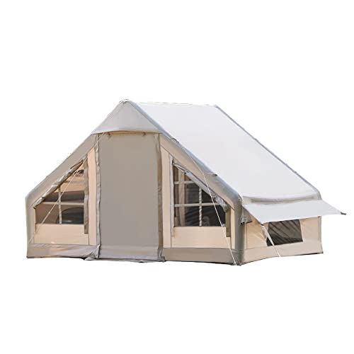 Aufblasbares Campingzelt für den Außenbereich mit Überdachung, einfach aufzubauendes, wasserdichtes Haus für 5–8 Personen zum Angeln, Camping und Wandern von CRBUDY