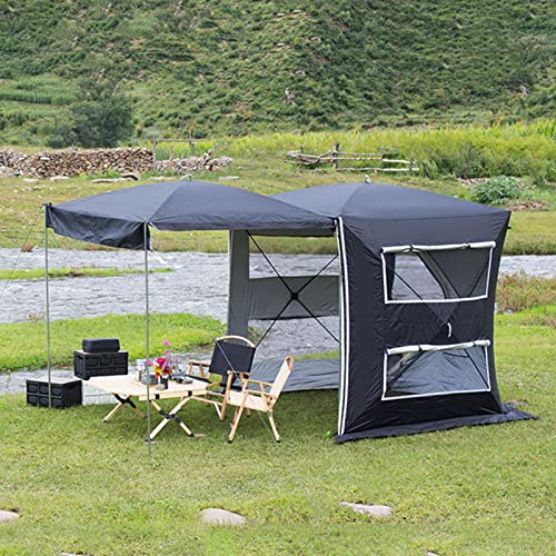 Automatisches Pop-Up-Zelt für SUVs, tragbare Sofortzelte für mehrere Personen und Familien, Auto-Markisen-Heckklappenzelt mit Tragetasche, universeller Fahrzeug-Sonnenschutz für Ca von CRBUDY