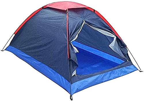 Campingzelt Zelt, Camping-Rucksackzelt 2-Mann-Leichtgewichtszelt Wasserdichtes Doppelschicht-Kuppelzelt Camping-Wanderzelt Farbe: Blau von CRBUDY