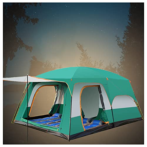 Campingzelte für 5 bis 8 Personen, insektensicher, wasserdichtes Zelt, wasserdicht, robust und praktisch, Pop-up-Zelt, wasserdicht für Camping, Wandern, Bergsteigen von CRBUDY