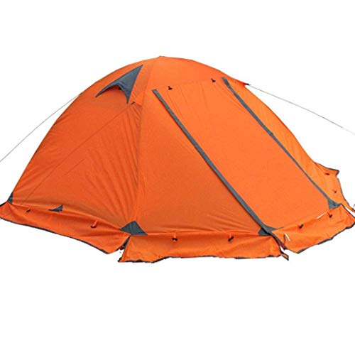 Tragbare Campitenten, 3–4 Saison 2 Personen Leichte Backpackitent Winddichte Awnifamily Schicht mit Outdoor Camping von CRBUDY