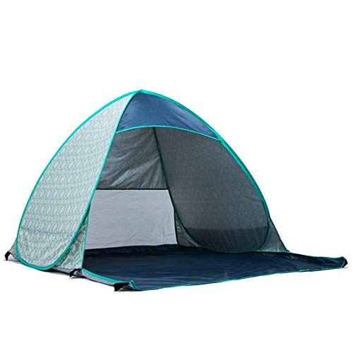 Tragbares Campitent-Familienzelt für den Außenbereich, Campitent-Sonnenzelt, Campitent-Sonnenzelt für alle Größen von 2–3 Personen, Outdoor-Zelt, automatisches Campitent (blau, 140 von CRBUDY