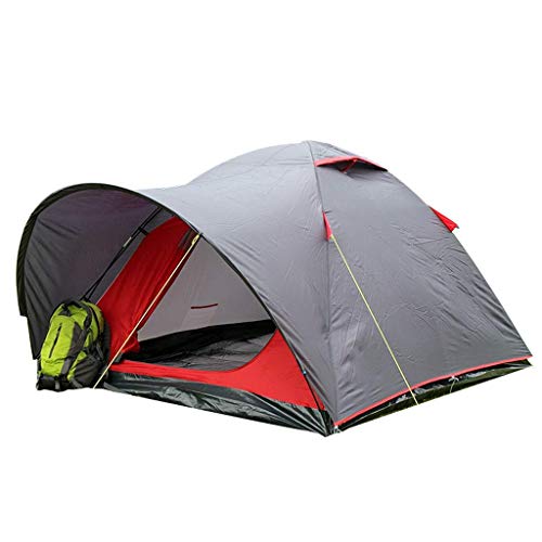 Tragbares Zelt Campidouble Layer Thicken Regenschutz Großes Kuppelzelt für 2–3 Personen von CRBUDY