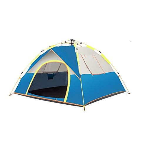 Tragbares Zelt für 2/3–4 Personen, wasserdicht, Winddicht, Campihikitent, tragbares Zelt für den Außenbereich, automatische Zelte, Familiengeschwindigkeit von Zelt im Freien/Blau/2 von CRBUDY