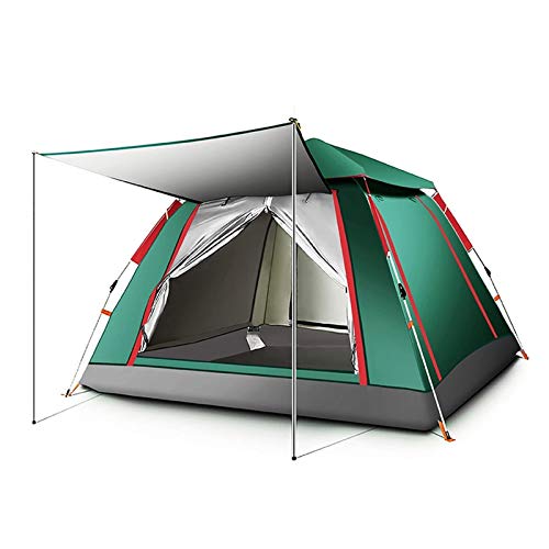 Tragbares Zelt für 3–4 Personen, Windschutz, wasserdicht, automatisch, aufklappbar, offen, Anti-Touristenzelte für den Außenbereich, Hikibeach, Reisen im Freien/Grün/a von CRBUDY