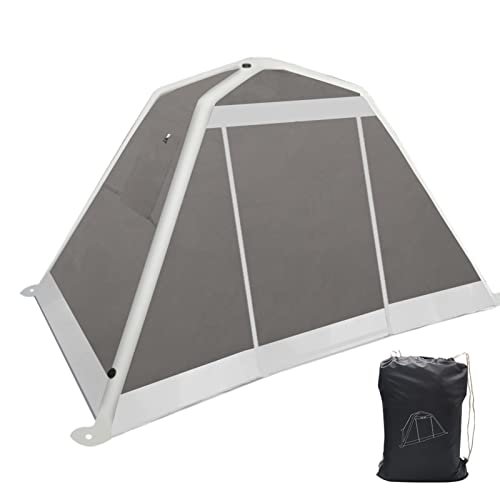 Tragbares aufblasbares Zelt, 2–3 Personen, ultraleichtes Rucksackzelt für Campi – einfach aufzubauendes Sofortzelt mit Luftpumpe und Tragetasche für Familie, Outdoor, Camping, Wand von CRBUDY