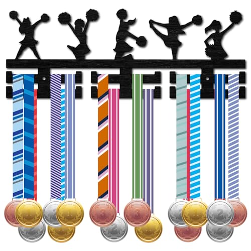 CREATCABIN Cheerleader-Medaillenhalter,Display,Cheerleading-Medaillenaufhänger,Sportregal,Wandhalterung,Holz,Tanz-Medaillenrahmen,Organizer Aufhängen,Cheer-Athleten-Medaillen,Auszeichnungen,40x15cm CREATCABIN Cheerleader-Medaillenhalter,Display,Cheerleading-Medaillenaufhänger,Sportregal,Wandhalterung,Holz,Tanz-Medaillenrahmen,Organizer Aufhängen,Cheer-Athleten-Medaillen,Auszeichnungen,40x15cm von CREATCABIN