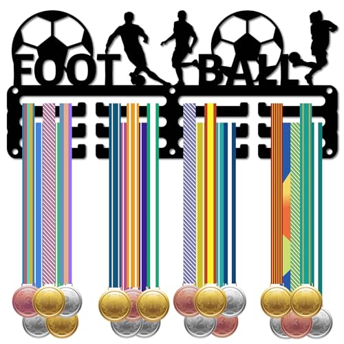 CREATCABIN Fußball-Medaillenhalter-Medaillen-Aufhänger,Rack,Sport,Metall Aufhängen,Auszeichnungen,Eisen,Kleine Halterung,Dekor,Auszeichnungen Für Abzeichen,Rennen,Geschenk,Weihnachten,Schwarz,29x13cm CREATCABIN Fußball-Medaillenhalter-Medaillen-Aufhänger,Rack,Sport,Metall Aufhängen,Auszeichnungen,Eisen,Kleine Halterung,Dekor,Auszeichnungen Für Abzeichen,Rennen,Geschenk,Weihnachten,Schwarz,29x13cm von CREATCABIN
