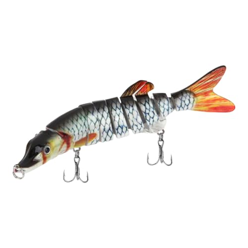 CREECHWA Hecht Köder, Angelköder Forelle Barsch Köder, Wobbler Hecht, Bewegt Sich Wie EIN Echter Fisch CREECHWA Hecht Köder, Angelköder Forelle Barsch Köder, Wobbler Hecht, Bewegt Sich Wie EIN Echter Fisch von CREECHWA