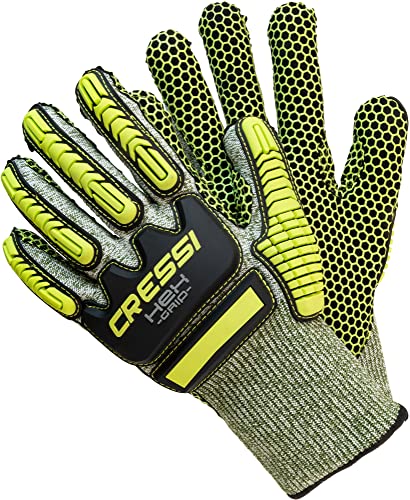 Cressi HEX Grip Gloves, Lime, M Cressi HEX Grip Gloves, Lime, M von CRESSI