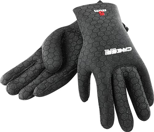 Cressi High Stretch Handschuhe, Schwarz, M von CRESSI