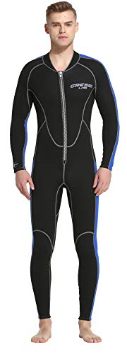 Cressi Men's Lido Man Monopiece Wetsuit 2mm Einteiliger Neoprenanzug Herren für alle Wassersportarten, Schwarz/Blau, M/3 Cressi Men's Lido Man Monopiece Wetsuit 2mm Einteiliger Neoprenanzug Herren für alle Wassersportarten, Schwarz/Blau, M/3 von CRESSI