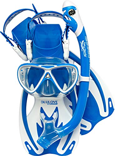 Cressi Rocks Kid - Schnorchelflossen für Kinder, oder Schnorchelset Kinder - Unisex Cressi Rocks Kid - Schnorchelflossen für Kinder, oder Schnorchelset Kinder - Unisex von CRESSI