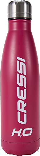 Cressi Unisex Erwachsene Water Bottle H20 Sportflasche aus Edelstahl 500 ml, Rosa Cressi Unisex Erwachsene Water Bottle H20 Sportflasche aus Edelstahl 500 ml, Rosa von CRESSI