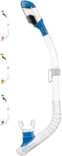 Cressi Unisex - Kinder Schnorchel Minidry, clear/blau,one size, ES258820 Cressi Unisex - Kinder Schnorchel Minidry, clear/blau,one size, ES258820 von CRESSI