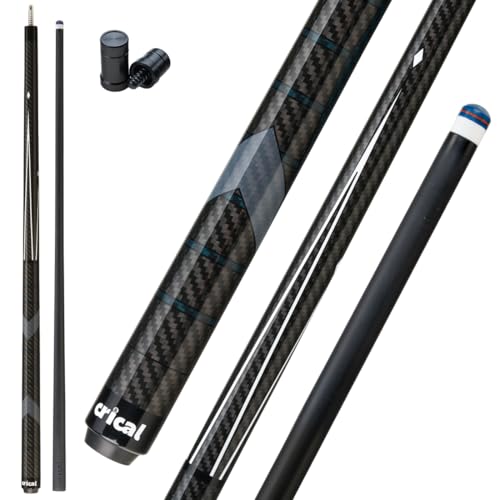 CRICAL CL-01 Billardqueue, Karbonfaser, niedrige Durchbiegung, 12,4 mm Spitze, 3 x 8/8 Gelenkstift, professioneller Kegel CRICAL CL-01 Billardqueue, Karbonfaser, niedrige Durchbiegung, 12,4 mm Spitze, 3 x 8/8 Gelenkstift, professioneller Kegel von CRICAL