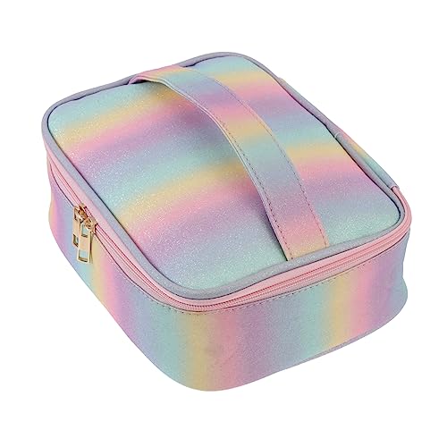 CRILSTYLEO 1Stk Make-up-Aufbewahrungstasche Kulturbeutel für unterwegs Kulturbeutel für Mädchen Wäschesack Kosmetiktasche Portable tragbare Kosmetiktasche Schminktasche mit Reißverschluss von CRILSTYLEO