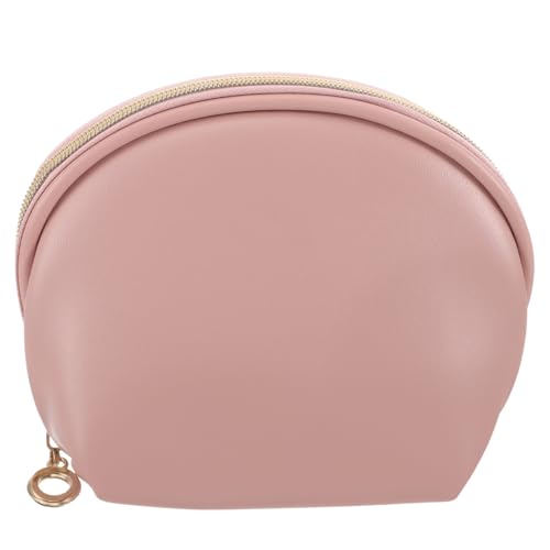 CRILSTYLEO Make-up-Tasche aufbewahrungssack Storage Pockets Cosmetic Bag geldbörsen kosmetiktaschen Purse Lipstick Zip Beutel kleine Ledertasche kleine Tasche für die Handtasche PU-Leder Rosa von CRILSTYLEO