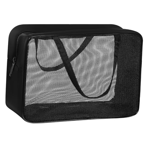 CRILSTYLEO Wäschesack Make-up-Tasche Aus Mesh Make-up-geldbörse Netztaschen Mit Reißverschluss Kleine Schminktasche Kulturbeutel Wickeltasche Reise-Make-up-zugkoffer Tragetasche Oxford-Stoff von CRILSTYLEO