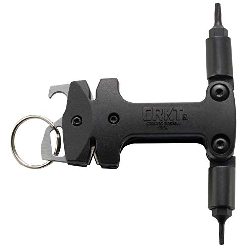 CRKT Messerwartungswerkzeug: Wolframkarbid-Schärfer, Keramikschärfer, Honkante, Torx-Bits, Flaschenöffner, flacher Schraubendreher, Schlüsselanhänger-Zubehör, 9704 CRKT Messerwartungswerkzeug: Wolframkarbid-Schärfer, Keramikschärfer, Honkante, Torx-Bits, Flaschenöffner, flacher Schraubendreher, Schlüsselanhänger-Zubehör, 9704 von CRKT