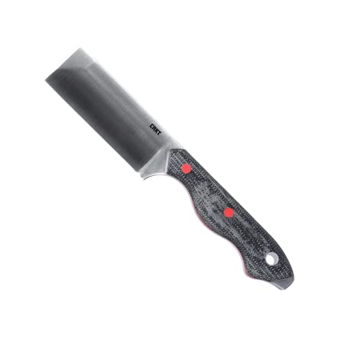 CRKT Razel Messer mit fester Klinge: Everyday Carry Plain Edge, D2-Klingenstahl, Harz-Fasergriff mit Taschen-Tragescheide 4037, Silber/Schwarz CRKT Razel Messer mit fester Klinge: Everyday Carry Plain Edge, D2-Klingenstahl, Harz-Fasergriff mit Taschen-Tragescheide 4037, Silber/Schwarz von CRKT