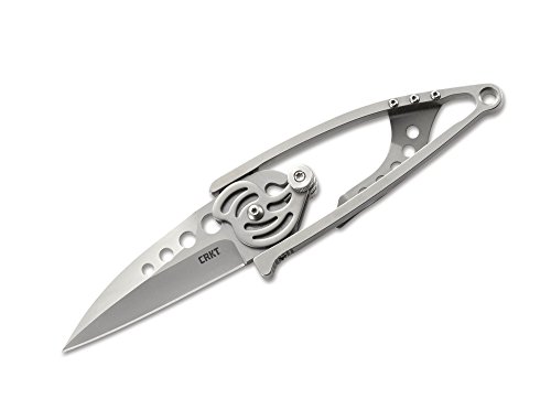 CRKT Snap Lock Taschenmesser aus 420J2-Stahl und Edelstahl in der Farbe Silber - 15,90 cm von CRKT