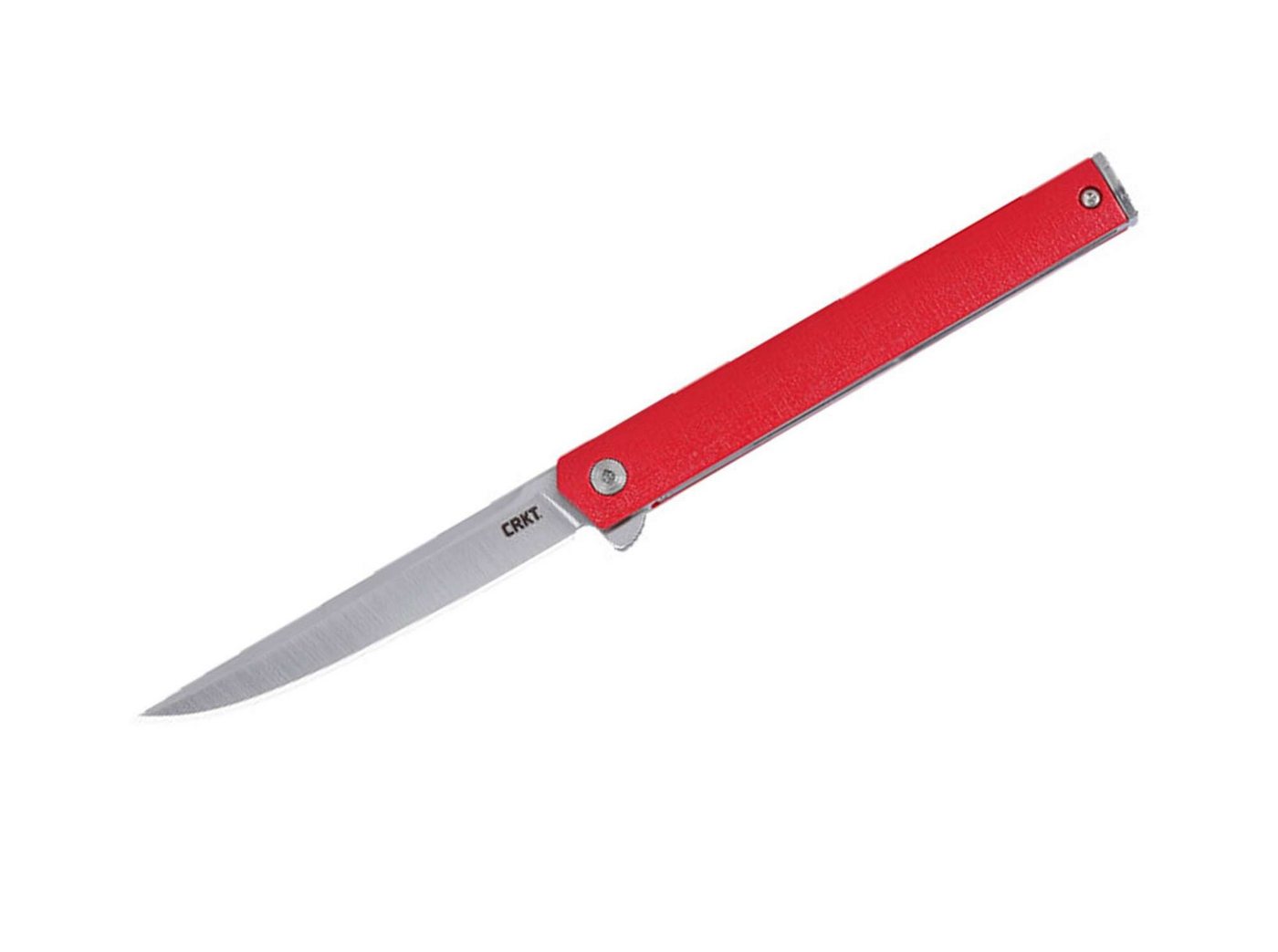 CRKT Taschenmesser CRKT CEO Flipper Red Silver Blade CRKT Taschenmesser CRKT CEO Flipper Red Silver Blade von CRKT