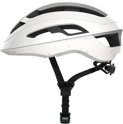 CRNK Angler Fahrradhelm – Ultraleichter Rennrad & E-Bike Helm für Damen & Herren – Aerodynamisch, Stoßabsorbierend & Belüftet – Mit Magnetverschluss & Memory-Foam-Polster – Weiß matt – L CRNK Angler Fahrradhelm – Ultraleichter Rennrad & E-Bike Helm für Damen & Herren – Aerodynamisch, Stoßabsorbierend & Belüftet – Mit Magnetverschluss & Memory-Foam-Polster – Weiß matt – L von CRNK