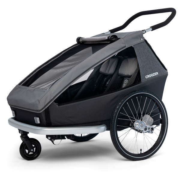 Croozer - Croozer Kid Keeke 2 - Kinderanhänger grau Croozer - Croozer Kid Keeke 2 - Kinderanhänger grau von CROOZER