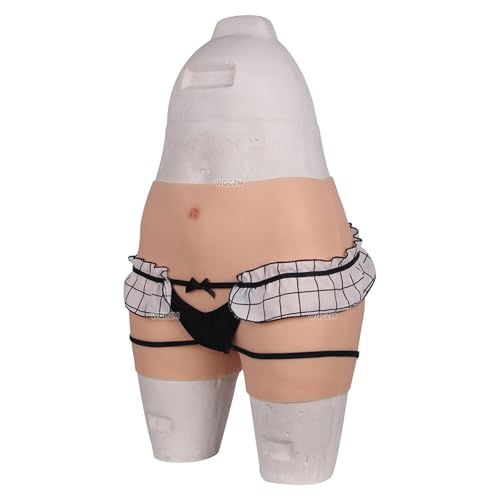 CROXZZNB Silikon Fake Butt Pants Crossdressing Apparel Männlich zu Weiblich Hip Pads Control Shorts mit Katheter für Transgender,Color 1,M von CROXZZNB