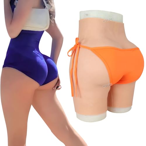 CROXZZNB Silikon Höschen Gesäß Pads Shaper Kontrolle Körper Shorts Ansteckbar Fake Vagina Unterwäsche für Crossdresser Drag Queen,Color 3,Upgrade von CROXZZNB