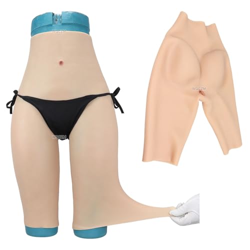 CROXZZNB Silikonhosen Gesäß Shapewear kann pinkeln und eingefügt künstliche Cropped Butt HIPS Enhancer für Transgender Ladyboy,Color 1,Upgrade von CROXZZNB