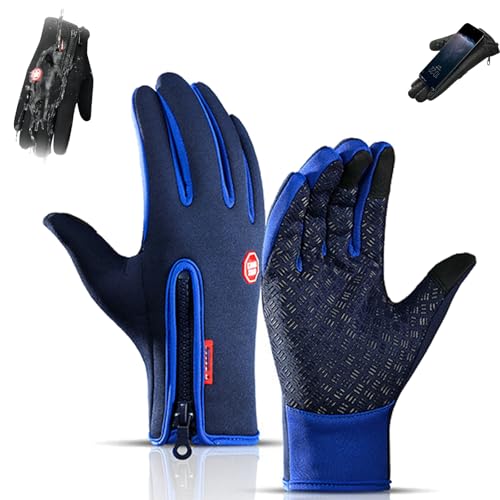 CRTZHA Cosy Season-Handschuhe, Cosy Season-Handschuhe für Herren, Cosy Season-Thermo-Winterhandschuhe, Dazzle Sport-Heizhandschuhe (XL,Dark Blue) von CRTZHA