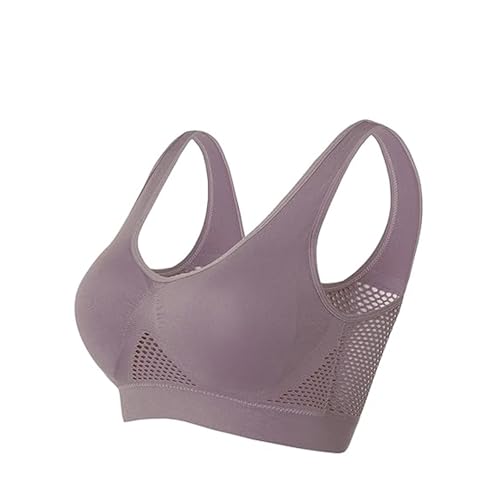 CRTZHA Sparkhomez Bra, Spark Homes Bra, Kulken Bra, Breathable Anti-Sagging Breasts Bra, Wireless Comfort Liftup Bra (Gray,L) von CRTZHA