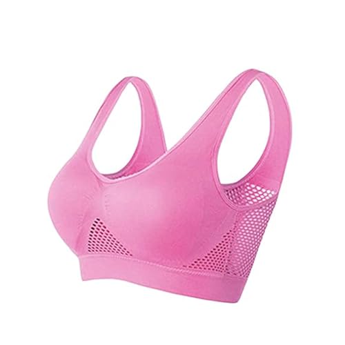 CRTZHA Sparkhomez Bra, Spark Homes Bra, Kulken Bra, Breathable Anti-Sagging Breasts Bra, Wireless Comfort Liftup Bra (Pink,S) von CRTZHA