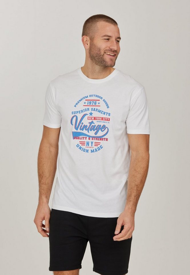 CRUZ T-Shirt Flemming mit stylischem Print von CRUZ