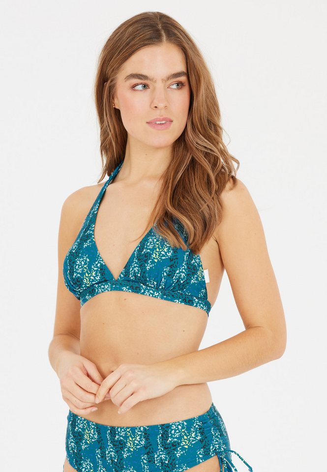 CRUZ Triangel-Bikini-Top Pozzuoli, mit floralem Allover-Print von CRUZ
