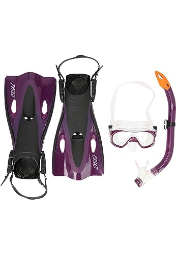 CRUZ Unisex Jugend Cebu Tauchset, Dark Purple, S/M CRUZ Unisex Jugend Cebu Tauchset, Dark Purple, S/M von CRUZ