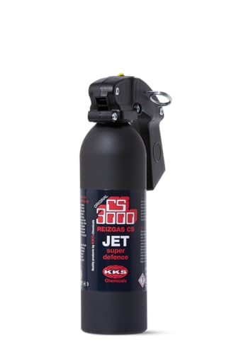 CS 3000 Reizgas Verteidigungsspray KO-Spray zur Selbstverteidigung CS Gas/Spray Abwehrspray gegen Personen zugelassen Personenabwehrspray Tränengasspray 18ml 40ml 50ml 400ml (400ml, 2) von CS 3000