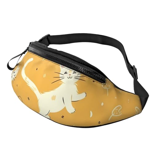 Verstellbare Hüfttasche für Reisen, Wandern, Radfahren, Laufen, Outdoor, Cat 6, Einheitsgröße, Taschen-Organizer von CSIVKEJ