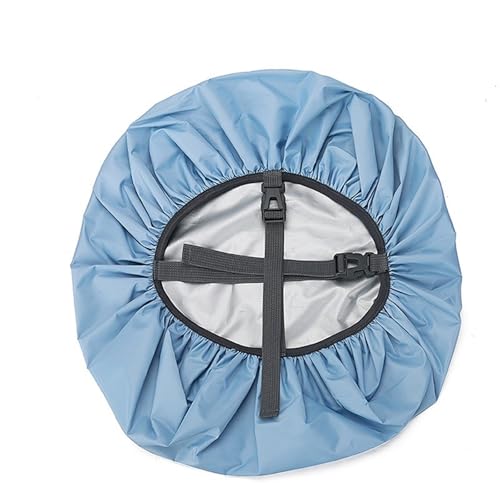 CSSHNL Regenschutz Schulranzen Rain Cover for Backpack 35L 45L 60L Waterproof Bag Outdoor Camping Hiking Climbing Cross Buckle Dust Raincover(30-40L,Blue-1) von CSSHNL