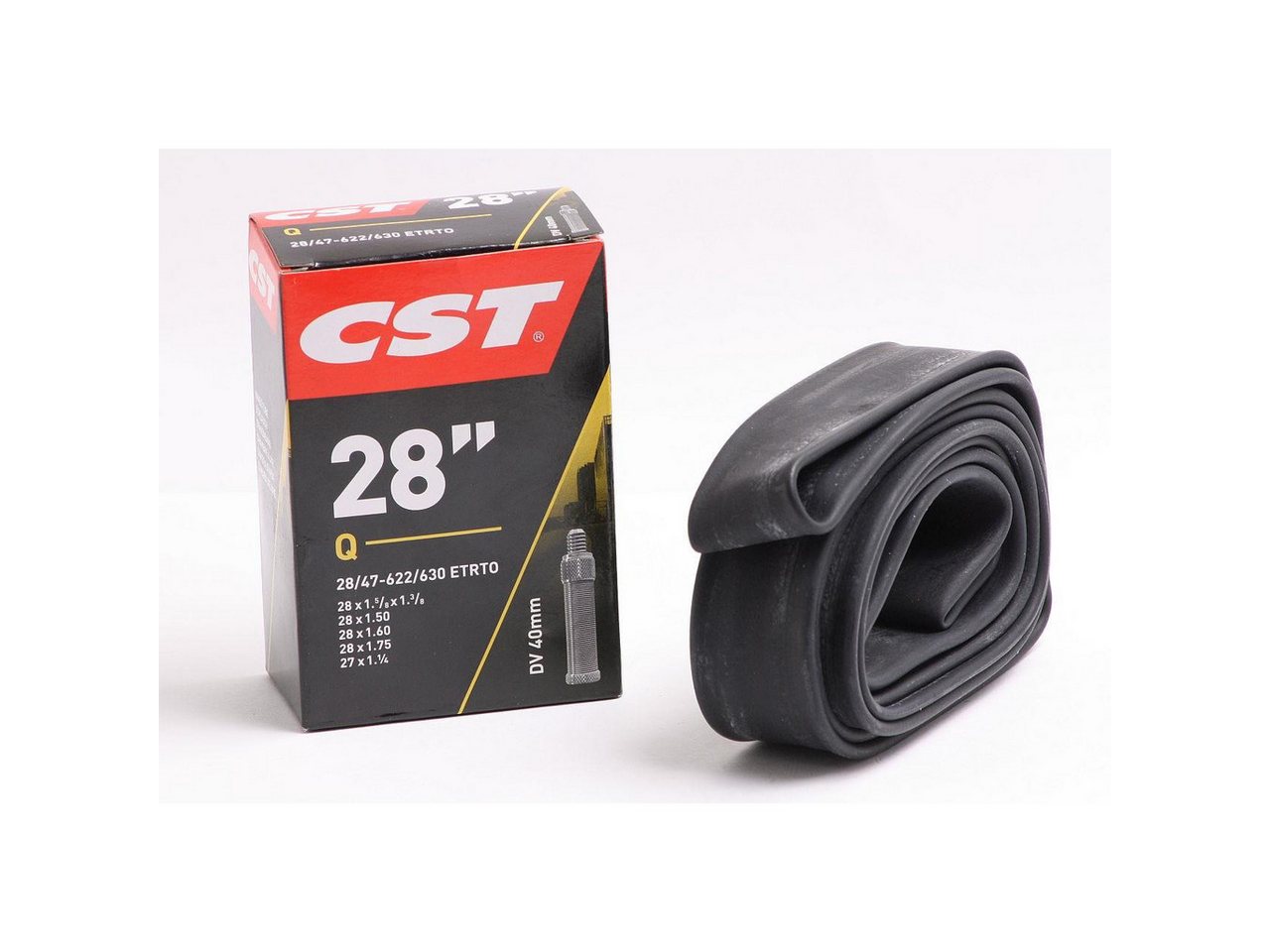 CST Fahrradschlauch Mehrbereichsschlauch CST 28 und 29 40 bis 60 622 DV 40 mm von CST