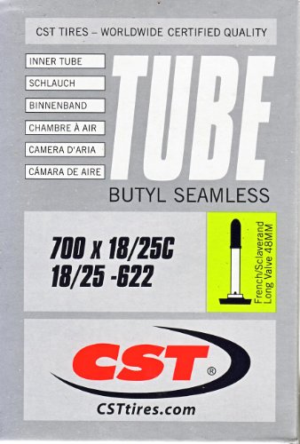 CST Presta 48 mm Gewinde, Unisex Erwachsene, Schwarz, 700 x 18/25 von CST