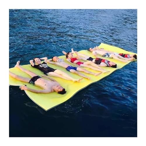 Schwimmende Wassermatte, Schwimmende Bett-Wasserhängematte, weiches Wasser, schwimmende Matte, schwimmendes Schlafkissen for Sonnenbaden, Wassersport(1.8mx0.6mx3.3cm) von CSYQPDMBDL