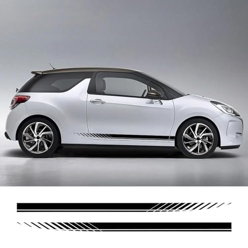 CTLTSRX 2 STÜCKE Autotür Seitenaufkleber, für Citroen DS3 Cabrio DS4 DS5 Prestige 5LS DS DS6 DS7 Auto Tuning Zubehör Vinyl Aufkleber von CTLTSRX