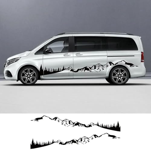 CTLTSRX 2Pcs Auto Aufkleber, für Mercedes Benz Vito V Klasse W447 Viano W639 Camper Van DIY Grafik Vinyl Aufkleber Tuning Zubehör von CTLTSRX