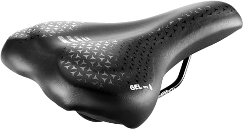 Montegrappa Asola 6200 Gel-Fahrradsattel für Citybike, Farbe Schwarz, Bezug aus Kunstleder Montegrappa Asola 6200 Gel-Fahrradsattel für Citybike, Farbe Schwarz, Bezug aus Kunstleder von CUCUBA
